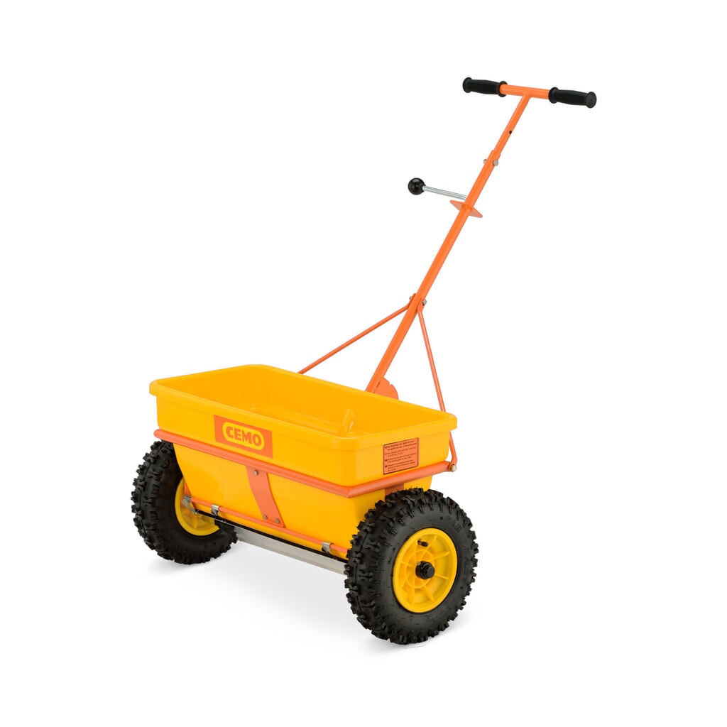 Strooiwagen CEMO, strooibreedte 600 mm, 35 l Product afbeelding: Strooiwagen CEMO, strooibreedte 600 mm, 35 l