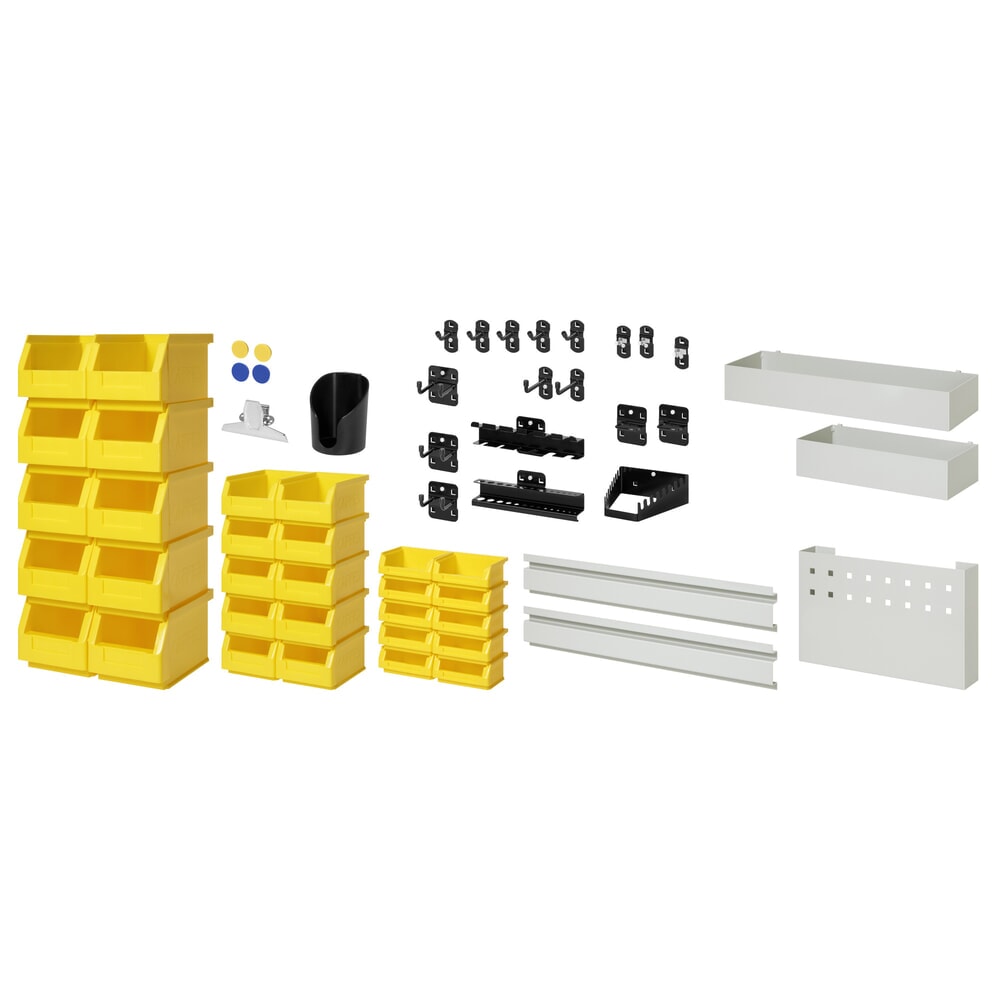 Product afbeelding: Systeemaccessoires RAU set 01, 59-delig voor werkbankopbouw