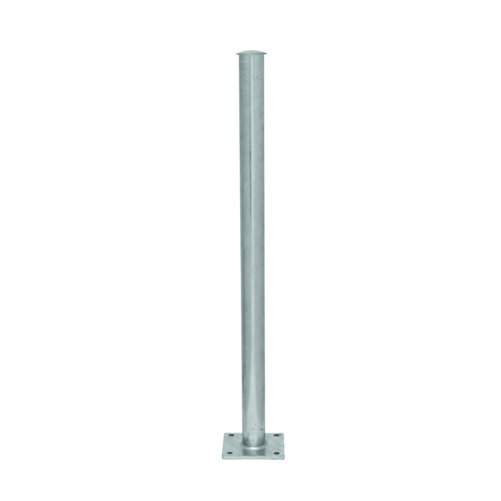 Systeemleuning URBAN, draagbuis, Ø 60 mm, hoogte boven de grond 1.000 mm, voor keilboutbevestiging, thermisch verzinkt Product afbeelding: Systeemleuning URBAN, draagbuis, Ø 60 mm, hoogte boven de grond 1.000 mm, voor keilboutbevestiging, thermisch verzinkt