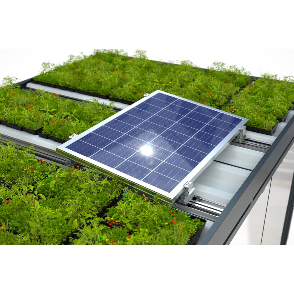 Product afbeelding: Systeemprofiel voor fotovoltaïsch systeem wsm®, zelfmontage, hellingshoek 7°