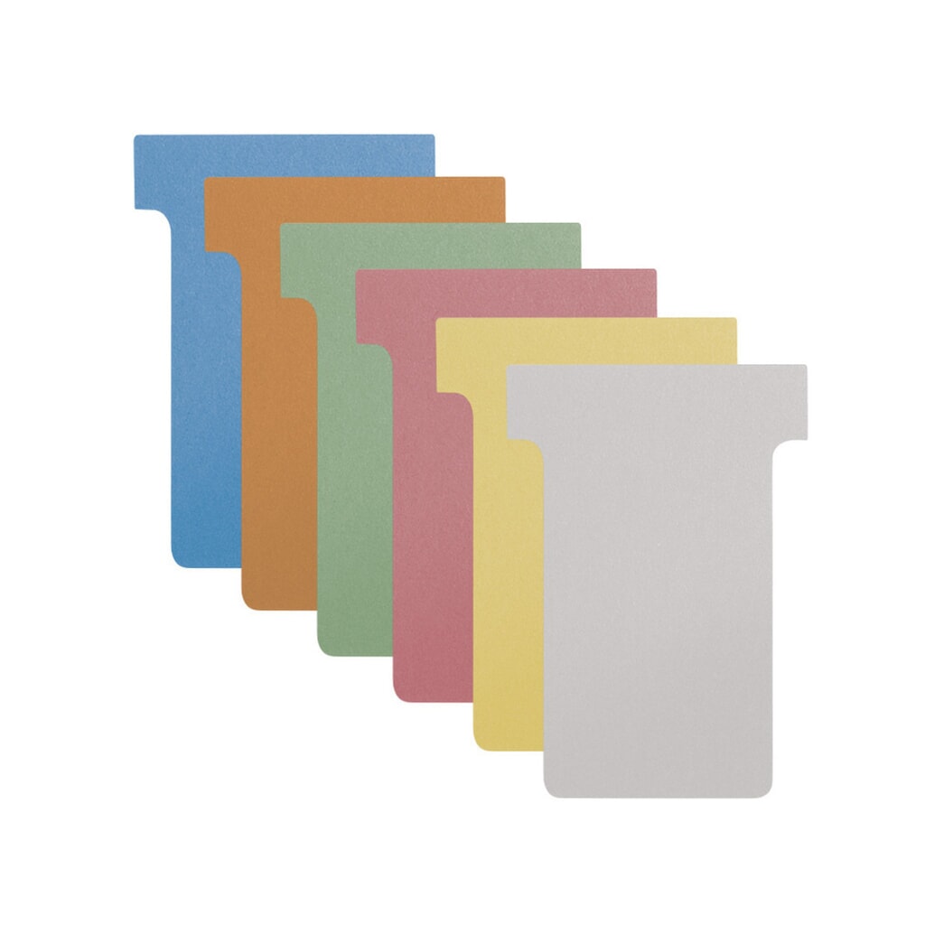Product afbeelding: T-Card, onbedrukt, Medium, geel, 100 st./VE