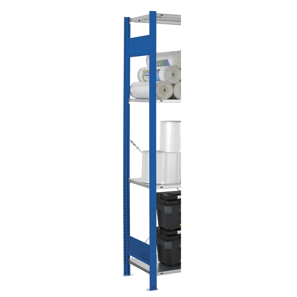 T-profiel frame MULTIplus voor legbordrek SCHULTE, gentiaanblauw, voorgemonteerd, 2 stabiliseringsprofielen, hxd 2.000 x 600 mm Productafbeelding nr. 2: T-profiel frame MULTIplus voor legbordrek SCHULTE, gentiaanblauw, voorgemonteerd, 2 stabiliseringsprofielen, hxd 2.000 x 600 mm