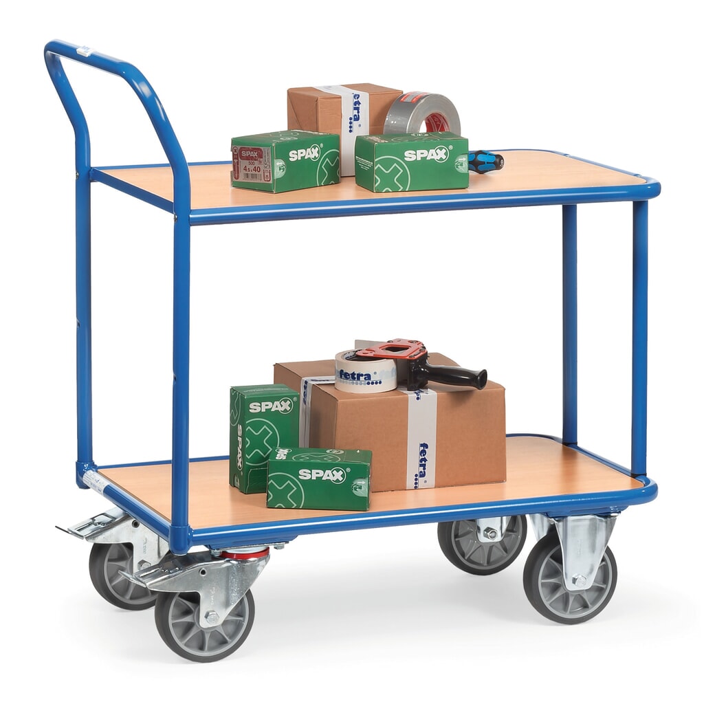Productafbeelding nr. 2: Tafelwagen fetra®, draagvermogen 400 kg, 2 etages van 850 x 500 mm