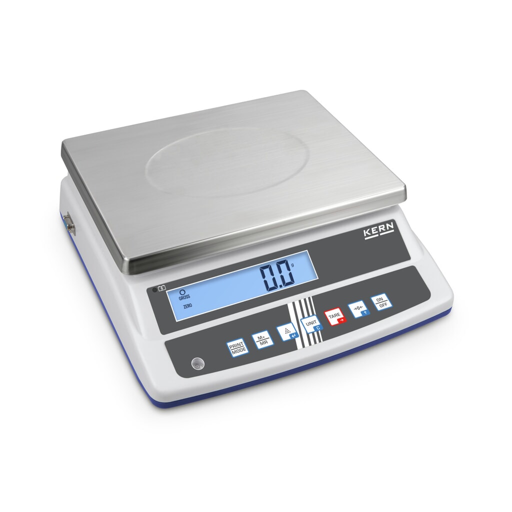 Product afbeelding: Tafelweegschaal KERN FCD 10K-3, weegbereik max. 15 kg