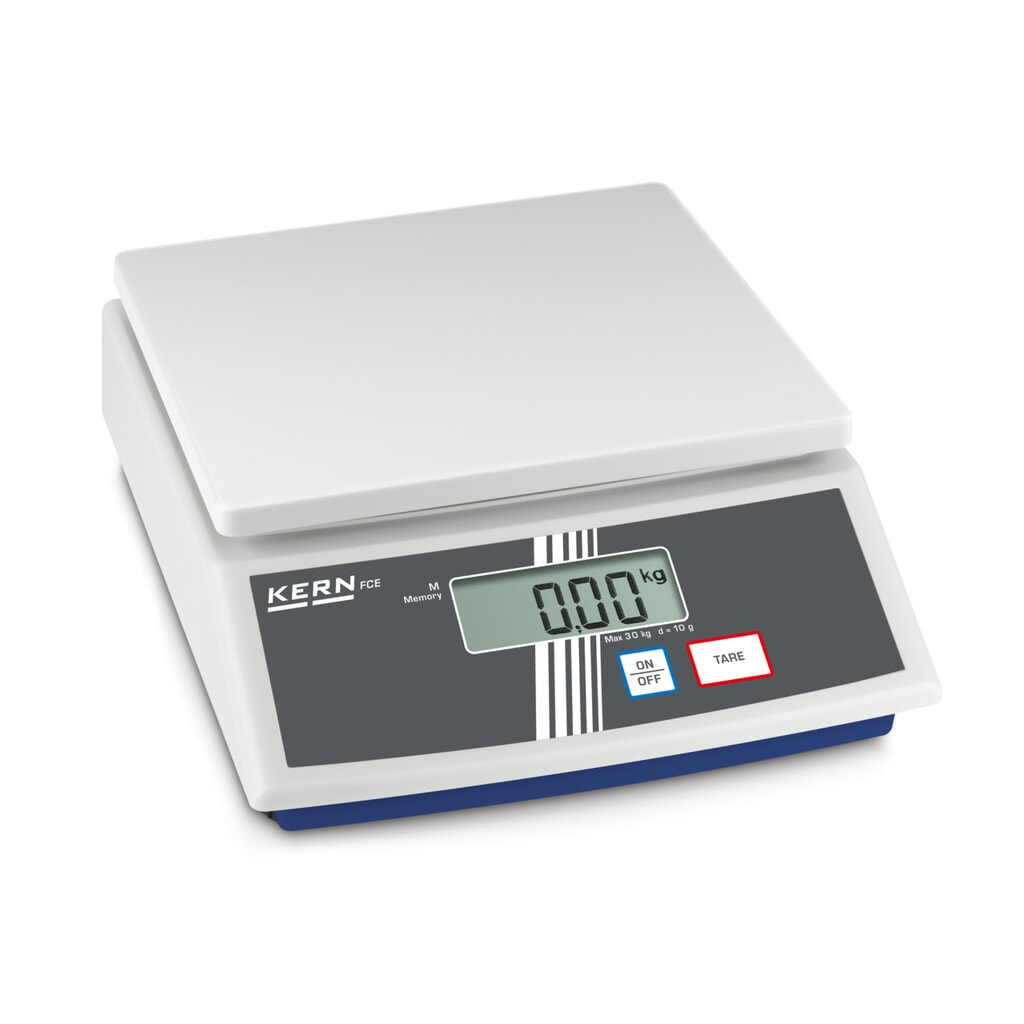 Tafelweegschaal KERN FCE 30K10N, weegbereik max. 30 kg Product afbeelding: Tafelweegschaal KERN FCE 30K10N, weegbereik max. 30 kg