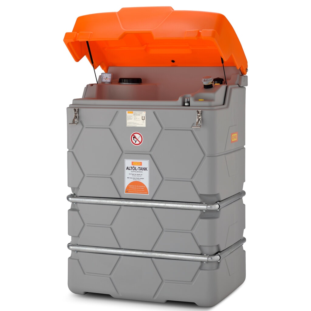 Tank voor oude olie CEMO CUBE, 1.000 liter Product afbeelding: Tank voor oude olie CEMO CUBE, 1.000 liter