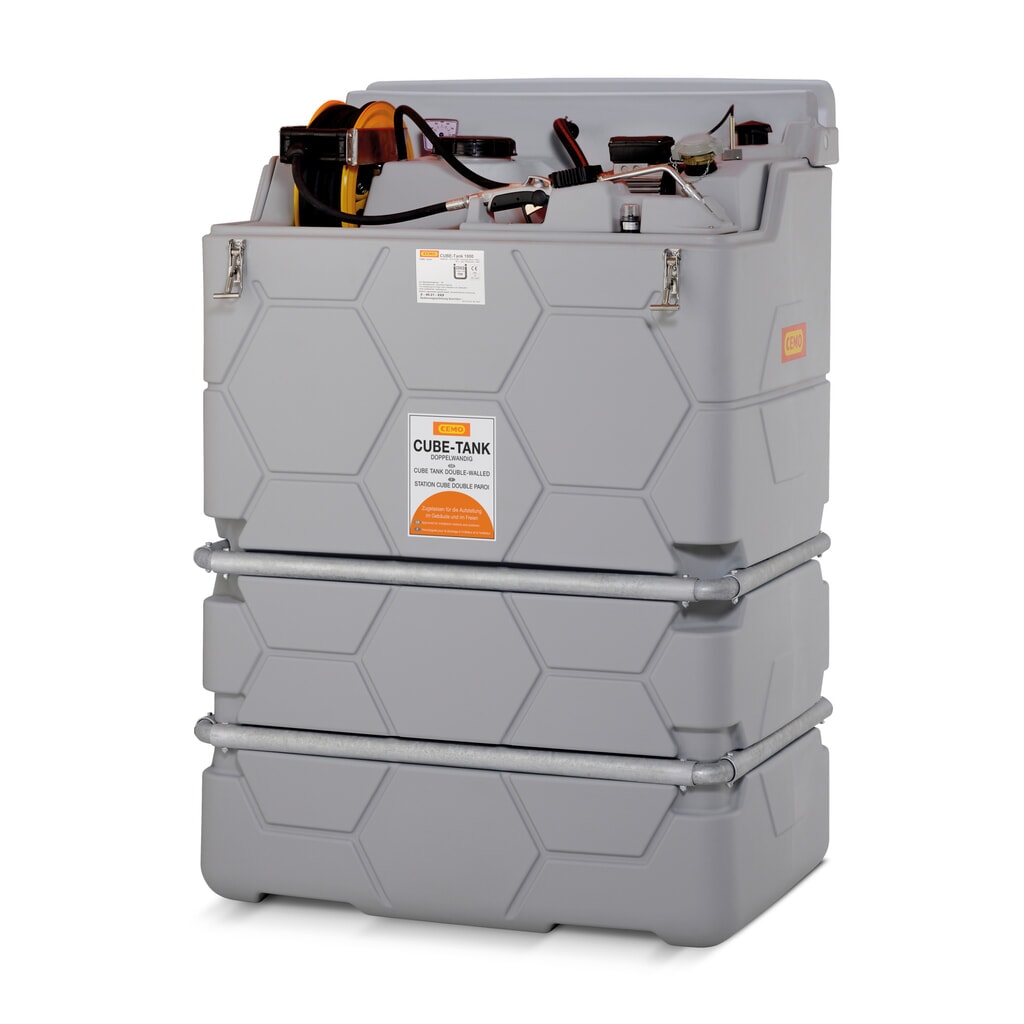 Product afbeelding: Tankinstallatie CEMO CUBE Indoor Premium voor smeermiddelen, 1.000 liter