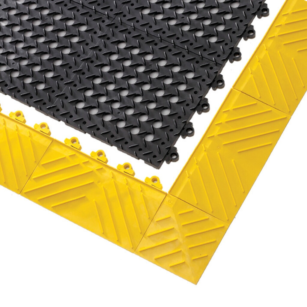 Tegel voor vloerplaatsysteem, PVC, geperforeerd, b x d 305 x 305 mm, zwart Productafbeelding nr. 5: Tegel voor vloerplaatsysteem, PVC, geperforeerd, b x d 305 x 305 mm, zwart