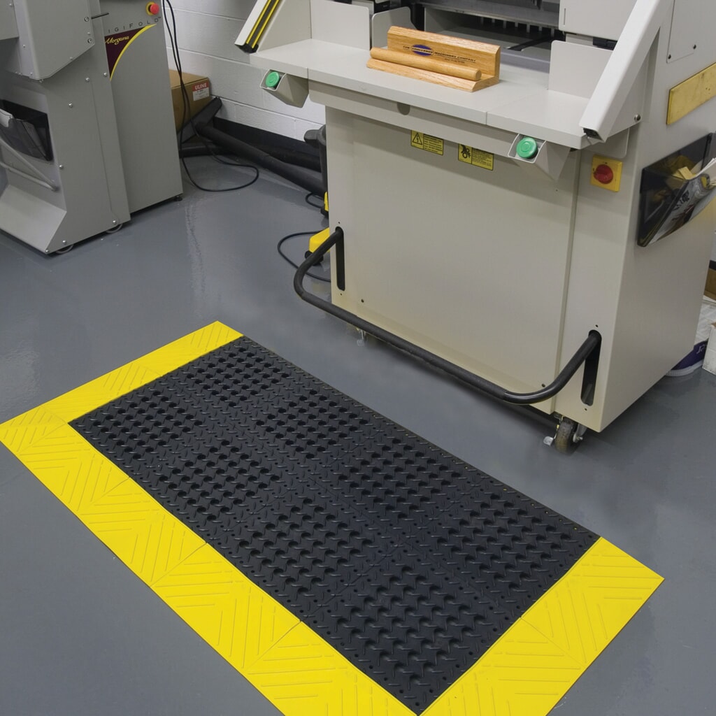 Tegel voor vloerplaatsysteem, PVC, geperforeerd, b x d 305 x 305 mm, zwart Productafbeelding nr. 7: Tegel voor vloerplaatsysteem, PVC, geperforeerd, b x d 305 x 305 mm, zwart