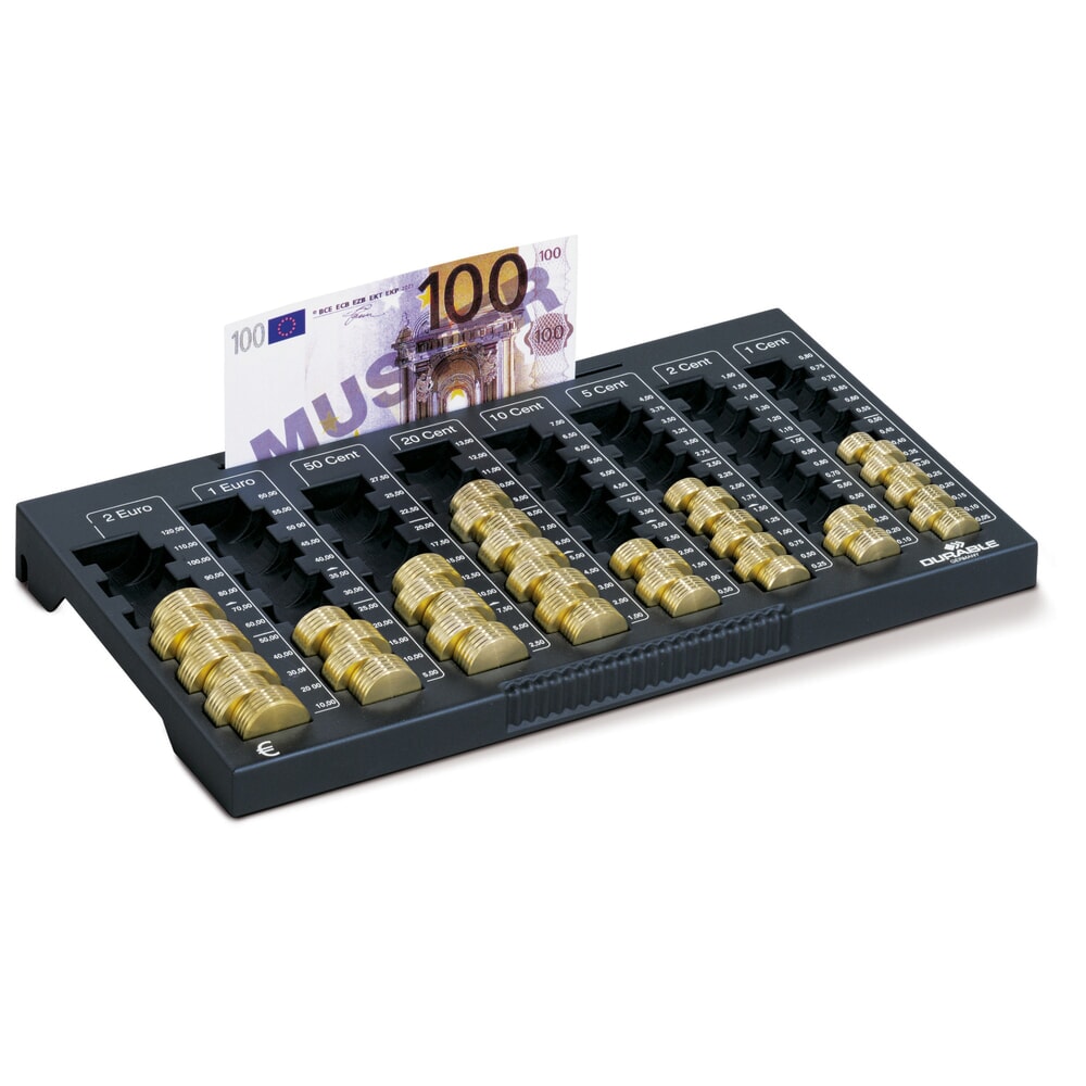 Product afbeelding: Telbord DURABLE voor euromunten en biljetten