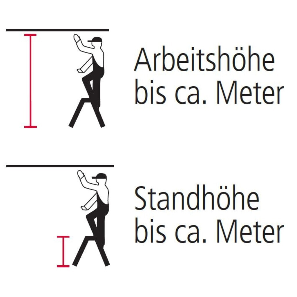 Productafbeelding nr. 4: Stationaire platformladder ZARGES, met veiligheidsleuning, stahoogte 0,52 m