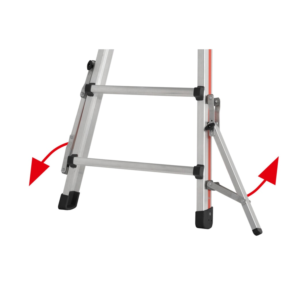 Productafbeelding nr. 9: Telescopische ladder HYMER, totale lengte 5,14 m, 4x5 sporten