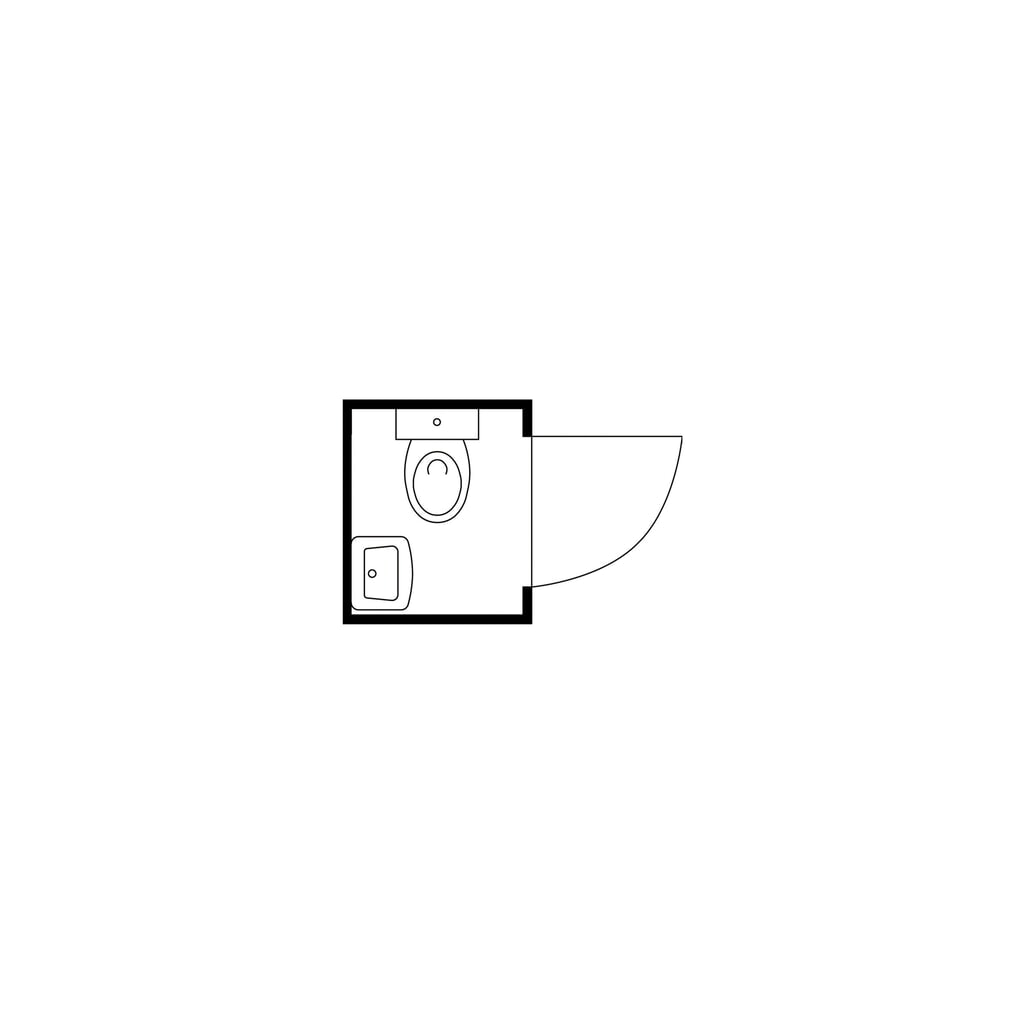 Toiletbox FLADAFI® TB 2701, verzinkt, gemonteerd, met indeling, enkele draaideur, centraal in de brede zijde Productafbeelding nr. 2: Toiletbox FLADAFI® TB 2701, verzinkt, gemonteerd, met indeling, enkele draaideur, centraal in de brede zijde