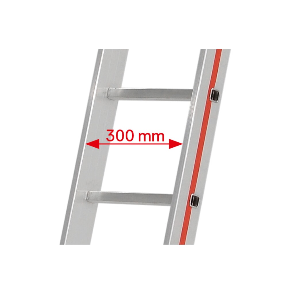 Productafbeelding nr. 7: Touwoptrekladder HYMER, voor aanleunen, 2-delig, totale lengte 6,90 m