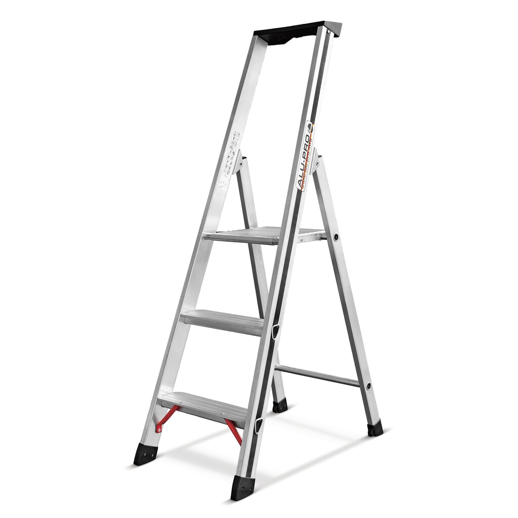 Product afbeelding: Trapladder HYMER Alu-Pro, 1-zijdig oploopbaar, stahoogte 0,65 m