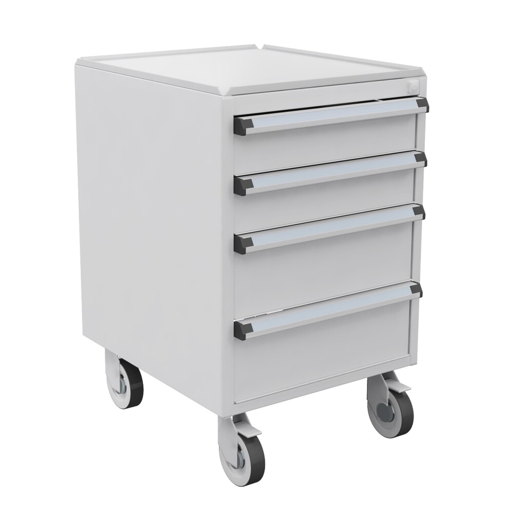 Product afbeelding: Ladeblok TRESTON 45/56-2 Standard, ESD, hxbxd 700 x 450 x 520 mm, lades: 2 x 100 mm, 2 x 150 mm, met wielen