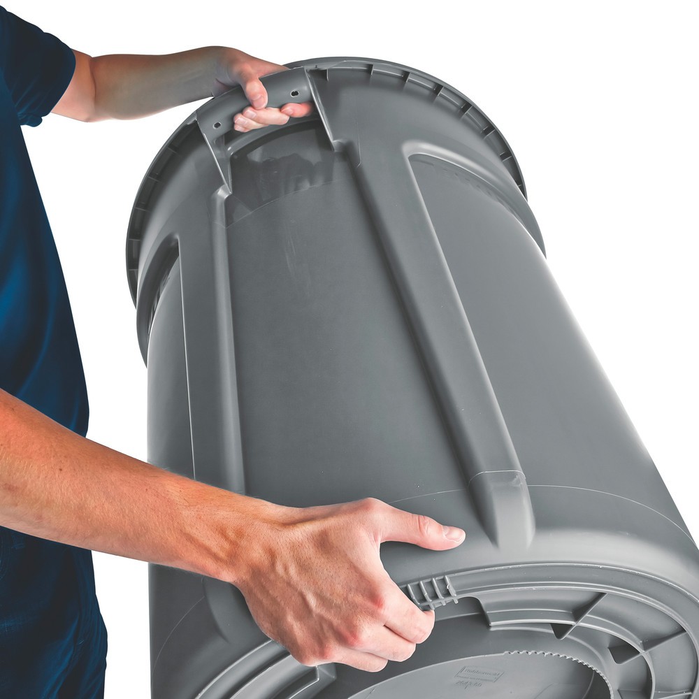 Productafbeelding nr. 3: Universele container Rubbermaid®, kunststof, rond, 76 liter, grijs