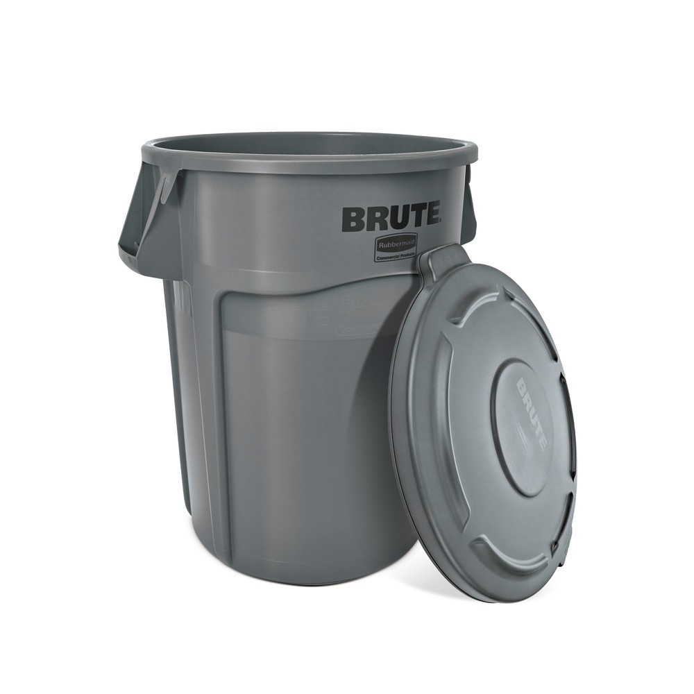 Product afbeelding: Universele container Rubbermaid®, kunststof, rond, 76 liter, grijs