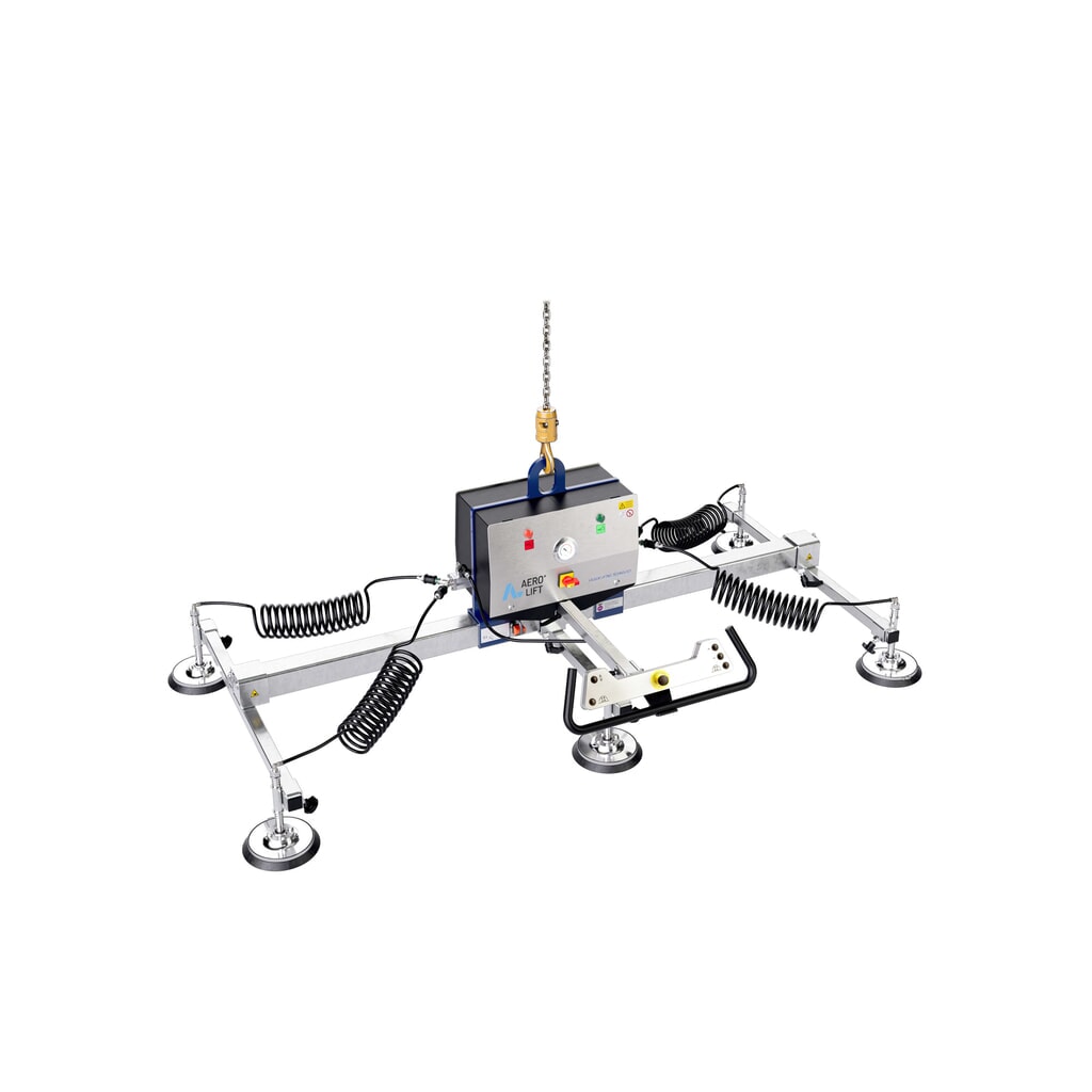 Vacuümheffer AERO-LIFT® ADVANCE, met 6 zuigplaten, draagvermogen 150 kg Productafbeelding nr. 1: Vacuümheffer AERO-LIFT® ADVANCE, met 6 zuigplaten, draagvermogen 150 kg