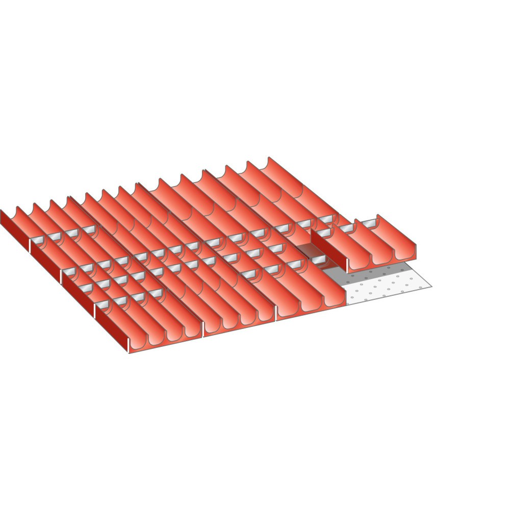 Product afbeelding: Vakkenset LISTA 36x36E, (bxdxfh) 612x612x50 mm, 66-delig