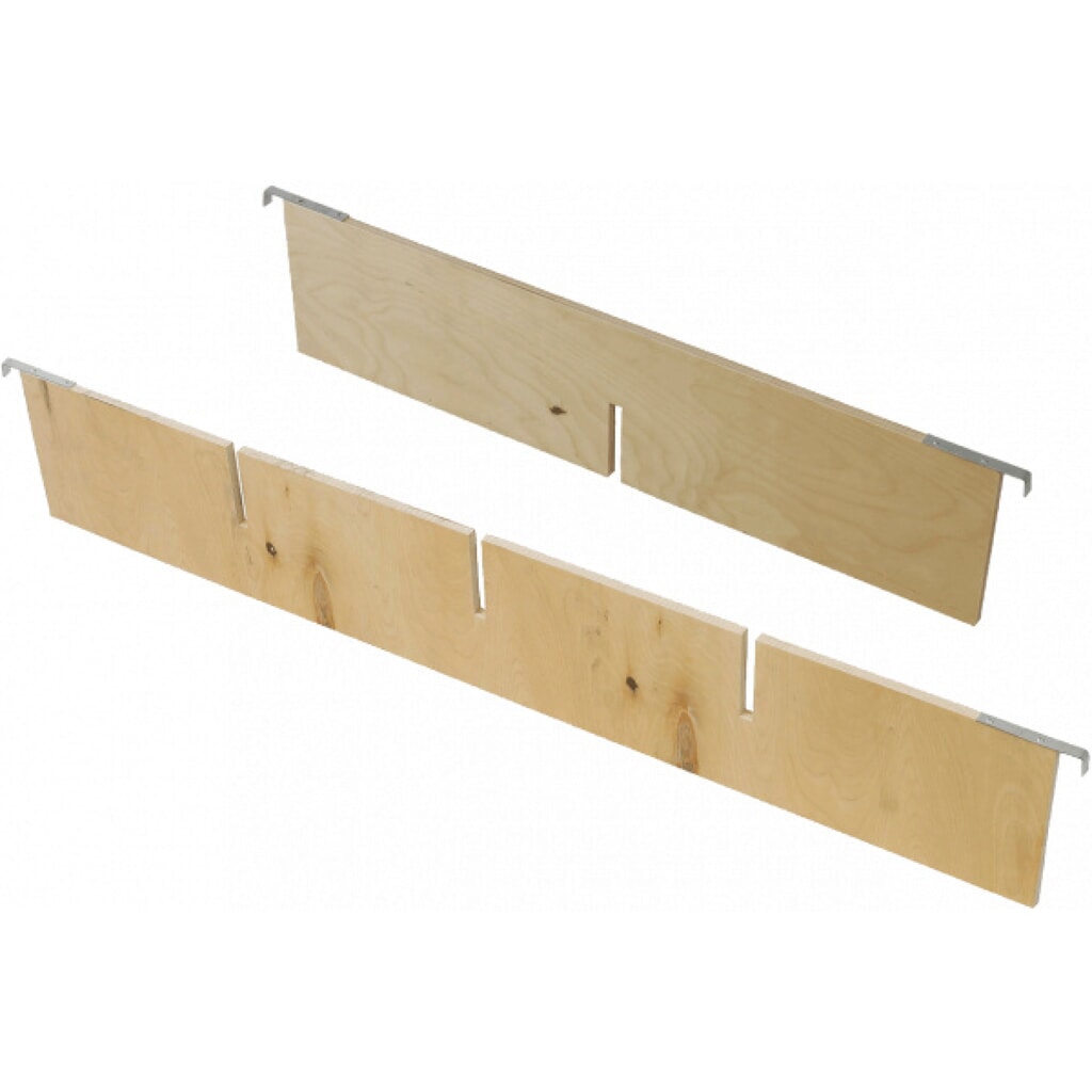 Vakverdeler voor houten stapelframe, overlangs, 3 frezingen, lxbxh 1160 x 12 x 190 mm Productafbeelding nr. 2: Vakverdeler voor houten stapelframe, overlangs, 3 frezingen, lxbxh 1160 x 12 x 190 mm