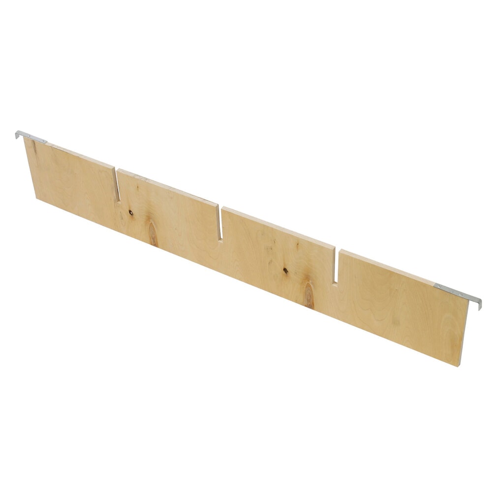 Product afbeelding: Vakverdeler voor houten stapelframe, overlangs, 3 frezingen, lxbxh 1160 x 12 x 190 mm