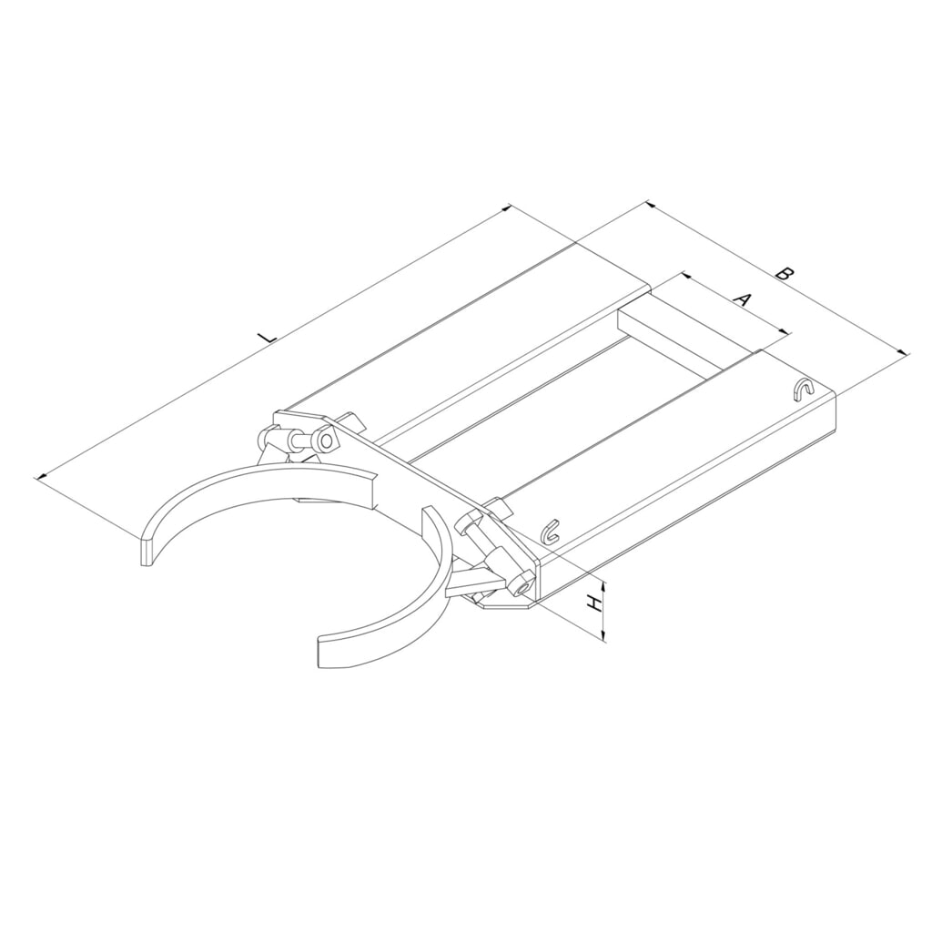 Vatengrijper Eichinger® voor vaten van 200 liter met automatische vergrendeling, 1 x vat, zuiver oranje Productafbeelding nr. 2: Vatengrijper Eichinger® voor vaten van 200 liter met automatische vergrendeling, 1 x vat, zuiver oranje