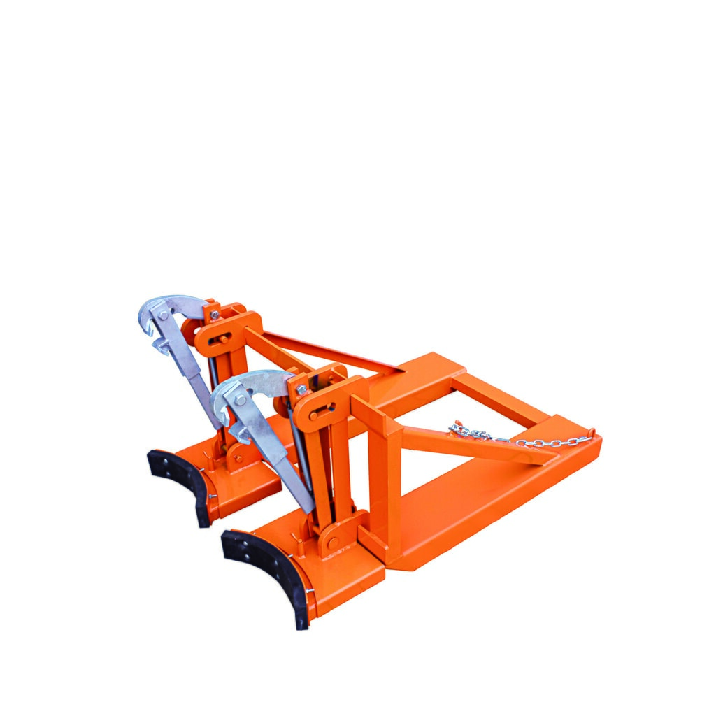 Vatenheffer Eichinger® voor stalen en kunststof vaten, 2 vaten, zuiver oranje Product afbeelding: Vatenheffer Eichinger® voor stalen en kunststof vaten, 2 vaten, zuiver oranje