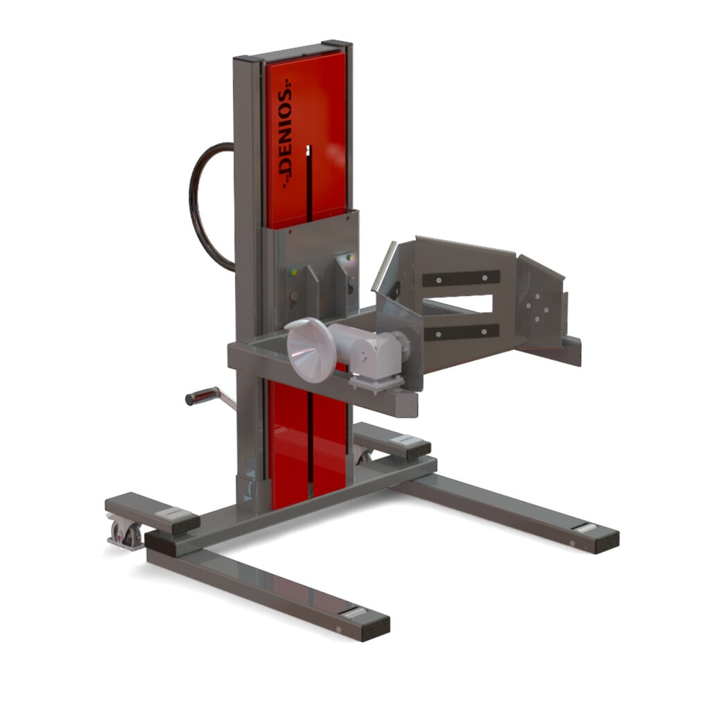 Vatenheffer Secu Ex met vatendraaier, breed, hefhoogte max. 930 mm Product afbeelding: Vatenheffer Secu Ex met vatendraaier, breed, hefhoogte max. 930 mm