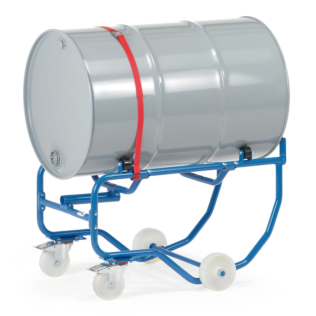 Vatenkieper fetra®, draagvermogen 250 kg, met hefboomstang, mobiel, kunststof wielen om het vat te draaien Product afbeelding: Vatenkieper fetra®, draagvermogen 250 kg, met hefboomstang, mobiel, kunststof wielen om het vat te draaien