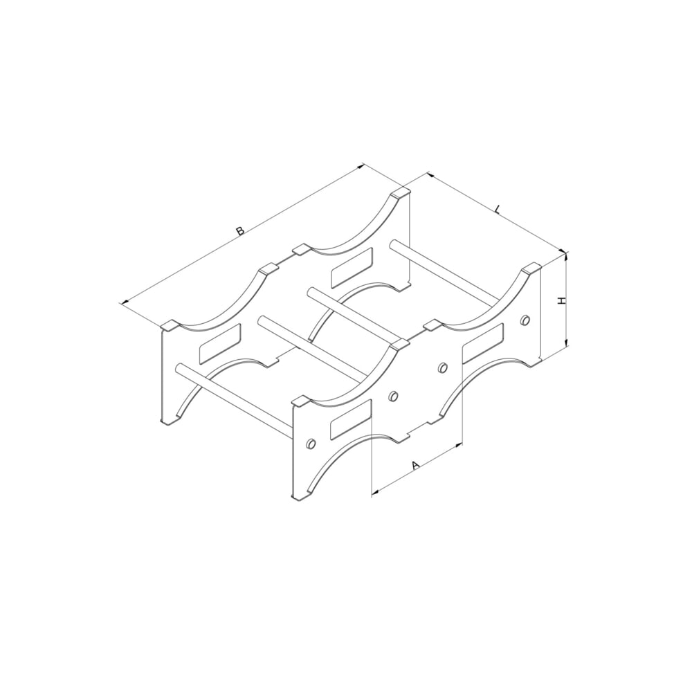 Productafbeelding nr. 2: Vatenpallet Eichinger®, modulair uit te breiden en te stapelen, 2 x vat, zuiver oranje