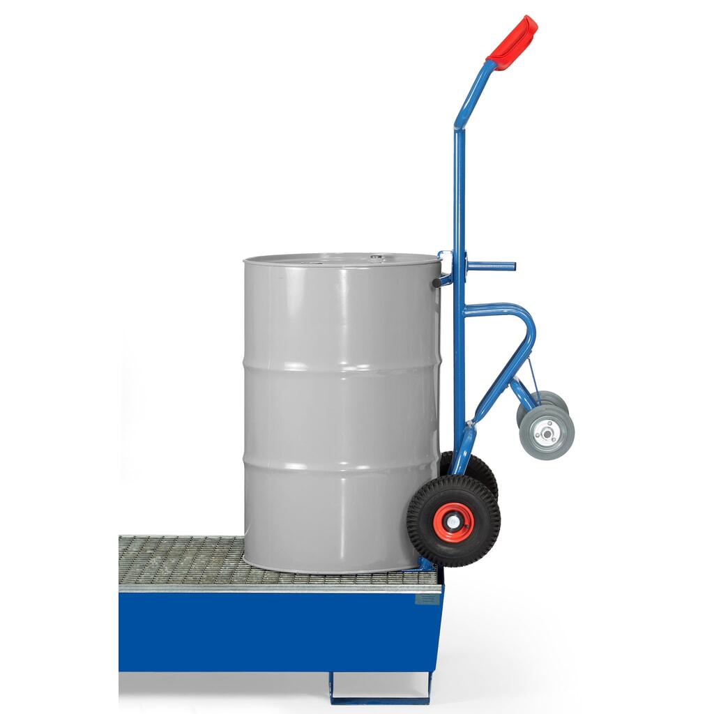 Productafbeelding nr. 5: Vatensteekwagen fetra®, draagvermogen 300 kg, met 2 steunwielen, luchtbanden