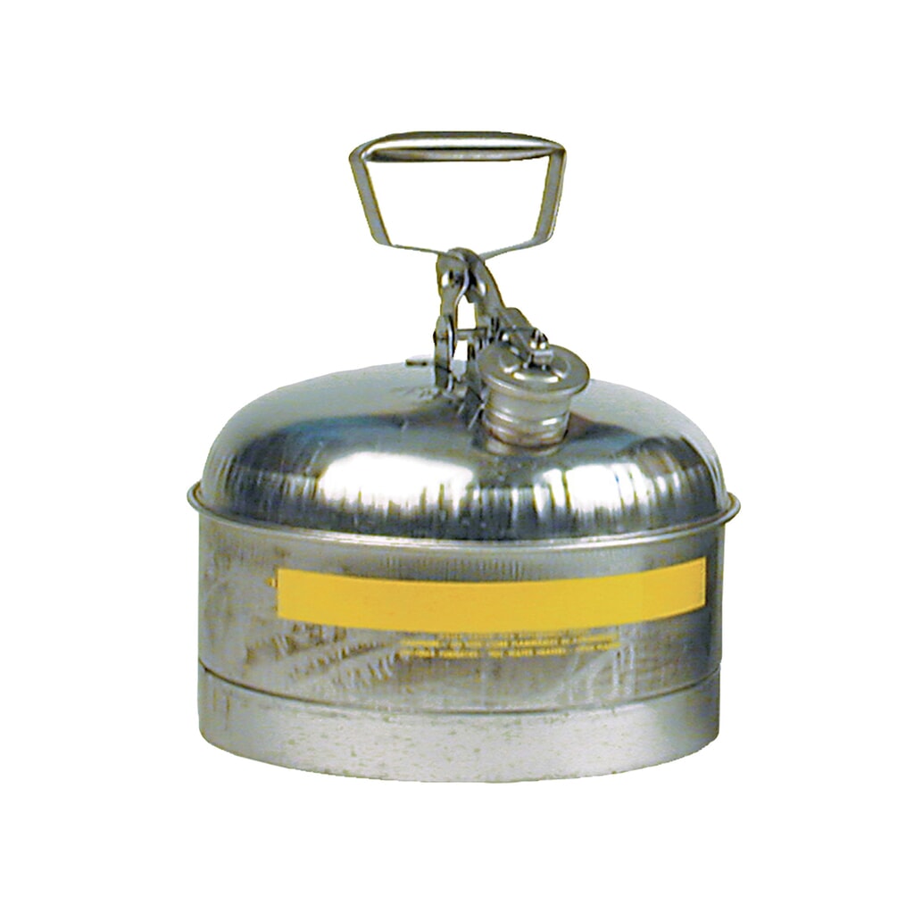 Veiligheidskan Justrite® Eagle type I, roestvrij staal, 9,5 liter Product afbeelding: Veiligheidskan Justrite® Eagle type I, roestvrij staal, 9,5 liter