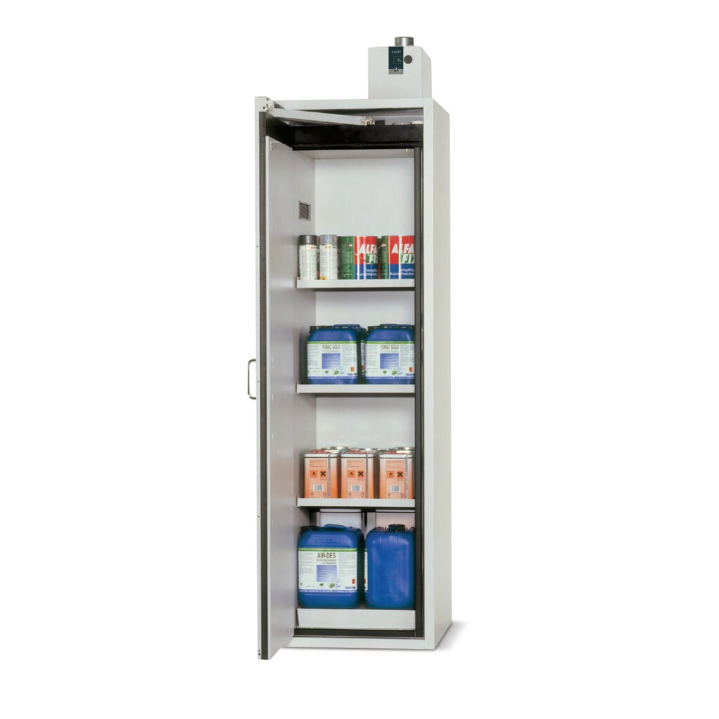 Product afbeelding: Brandveilige kluis asecos® S-CLASSIC / type 90, hxbxd 1.968 x 600 x 615 mm, goudgeel