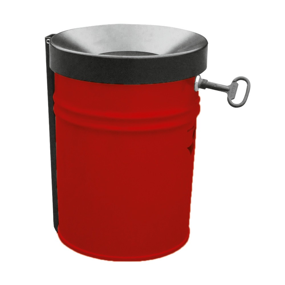 Product afbeelding: Veiligheidspapierbak Flamm-Ex, 16 liter, grafiet