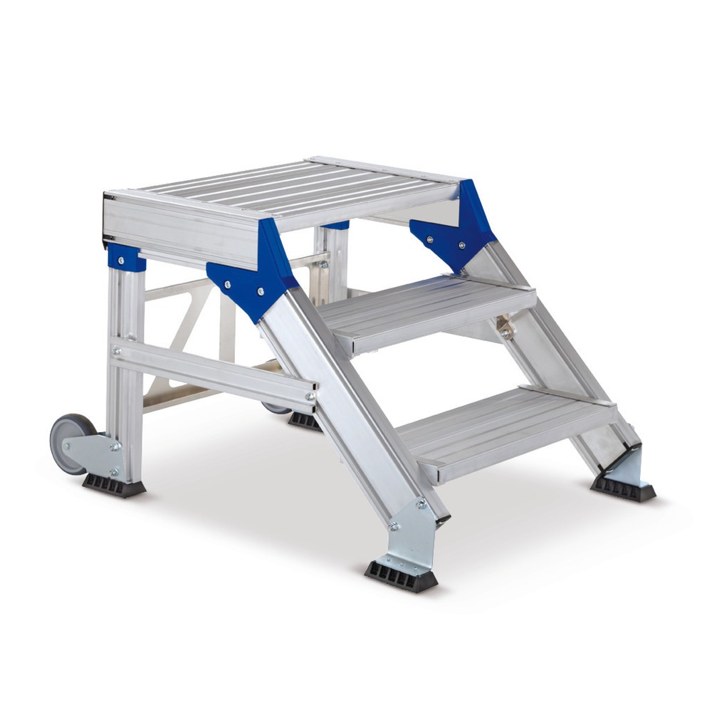 Product afbeelding: Veiligheidstrap ZARGES voor zware lasten, tredebreedte 600 mm, stahoogte 0,40 m