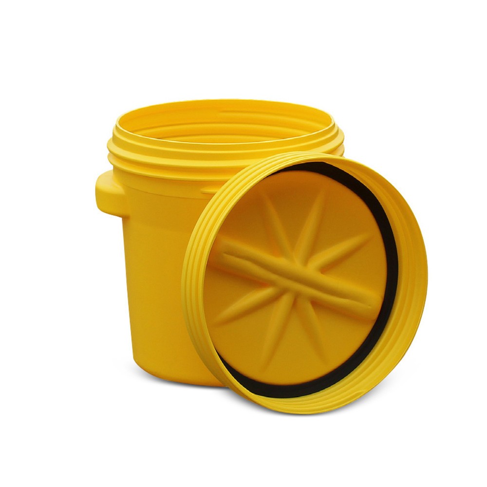 Product afbeelding: Veiligheidsvat van HDPE, UN-goedkeuring, met schroefdekselsluiting en 2 grepen, 77 l