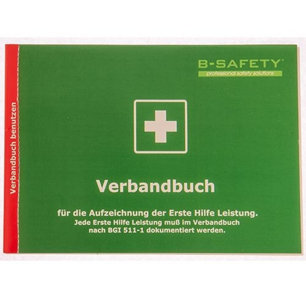 Product afbeelding: Verbandboek B-Safety DIN A5, gegevens zijn beveiligd