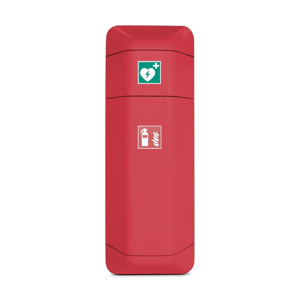 Verbanddoos opzetstuk voor opbergkast voor brandblusser, rood Product afbeelding: Verbanddoos opzetstuk voor opbergkast voor brandblusser, rood