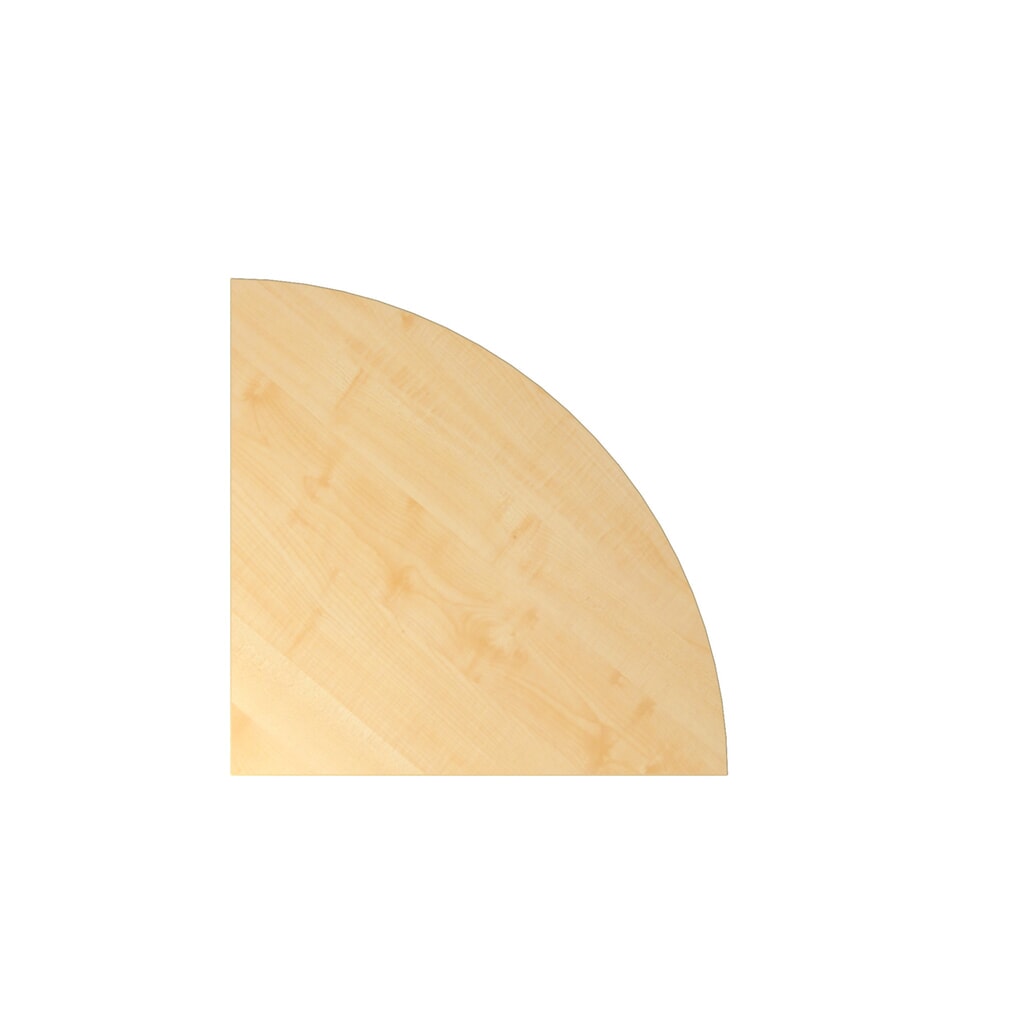 Verbindingsblad voor bureau met geheugenschakelaar, kwartrond, bxd 800 x 800 mm, ahorn Product afbeelding: Verbindingsblad voor bureau met geheugenschakelaar, kwartrond, bxd 800 x 800 mm, ahorn