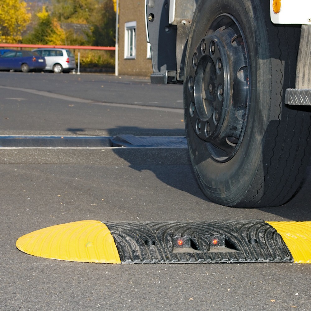 Productafbeelding nr. 2: Verkeersdrempel Recycling, < 10 km/u, basiselement, geel