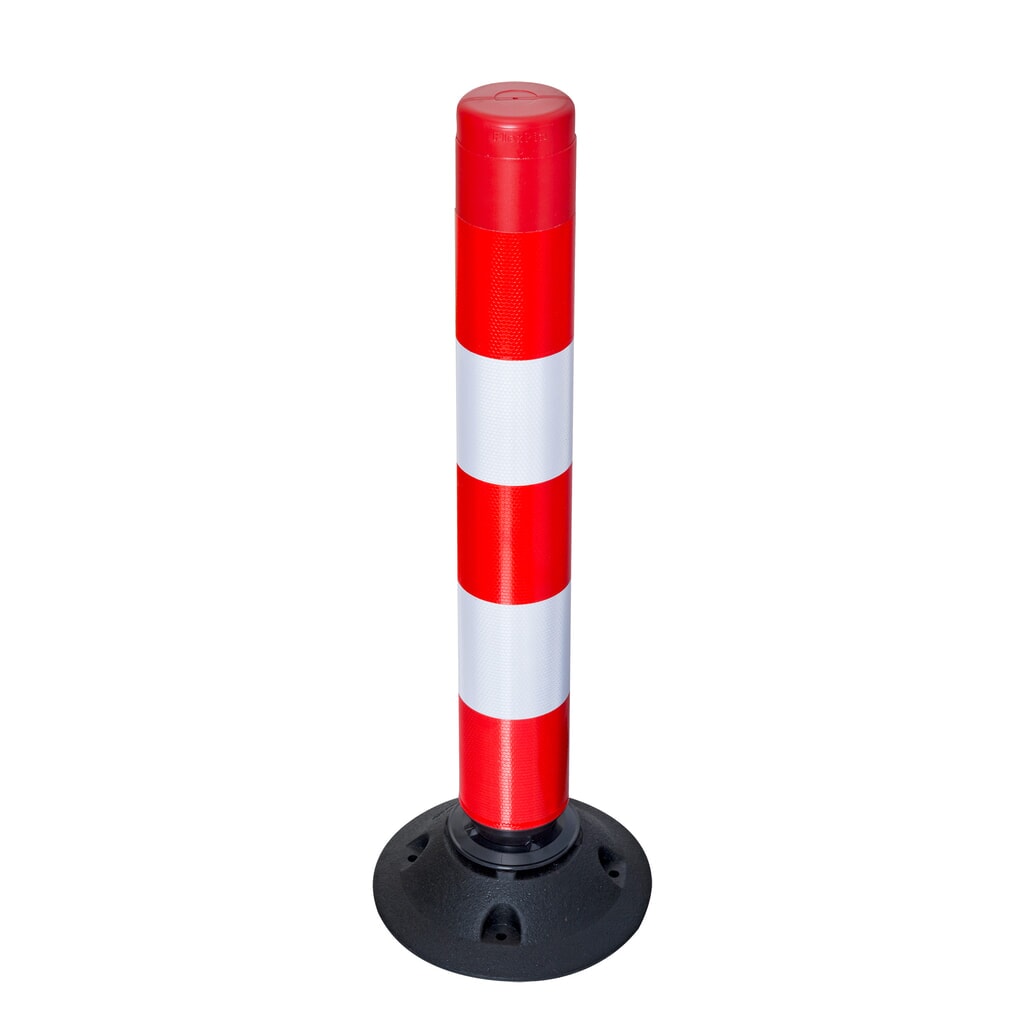 Product afbeelding: Verkeerszuil FlexPin, rood/wit, hoogte 760 mm