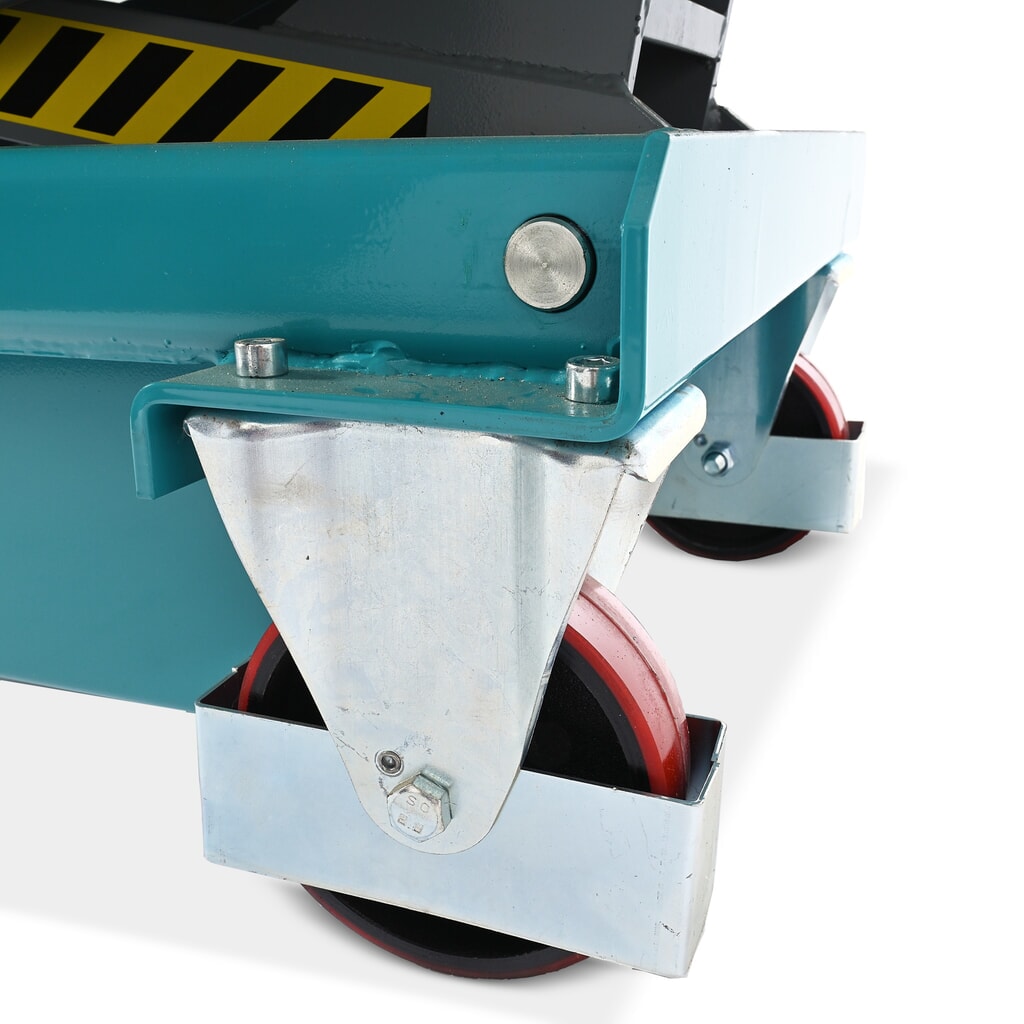 Verrijdbare schaarheftafel Ameise® elektrisch, cap. 500 kg, à 1.010 x 520 mm Productafbeelding nr. 5: Verrijdbare schaarheftafel Ameise® elektrisch, cap. 500 kg, à 1.010 x 520 mm