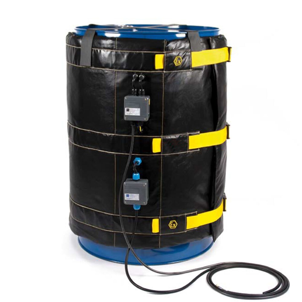 Product afbeelding: Verwarmingsmantel Kuhlmann ATEX voor vaten, 30 l, 230 V, 350 W, lxbxh 1.200 x 25 x 400 mm