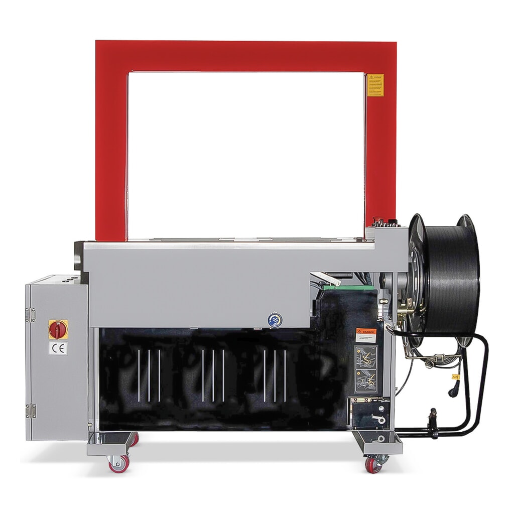 Volautomatische omsnoeringsmachine BW 200, voor bandbreedte 12 mm Product afbeelding: Volautomatische omsnoeringsmachine BW 200, voor bandbreedte 12 mm