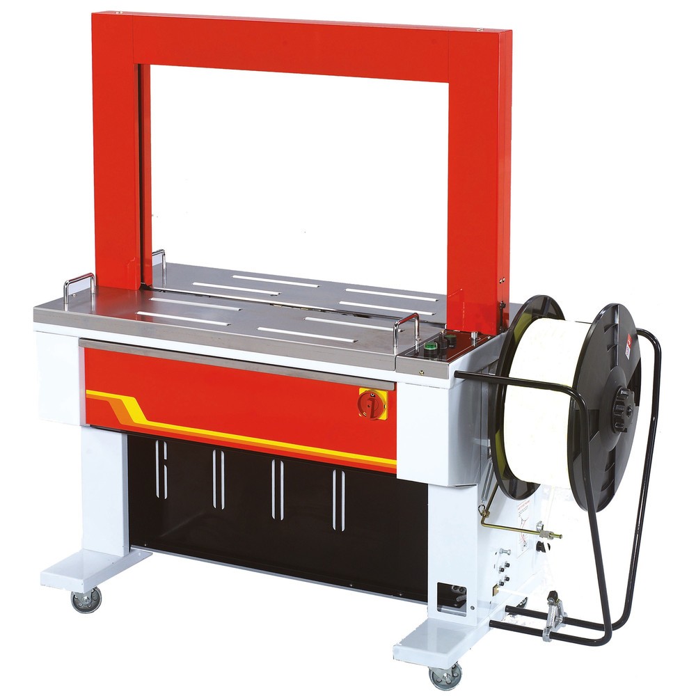 Product afbeelding: Volautomatische omsnoeringsmachine model 9000, voor bandbreedte 12 mm, frame hxb 800 x 850 mm