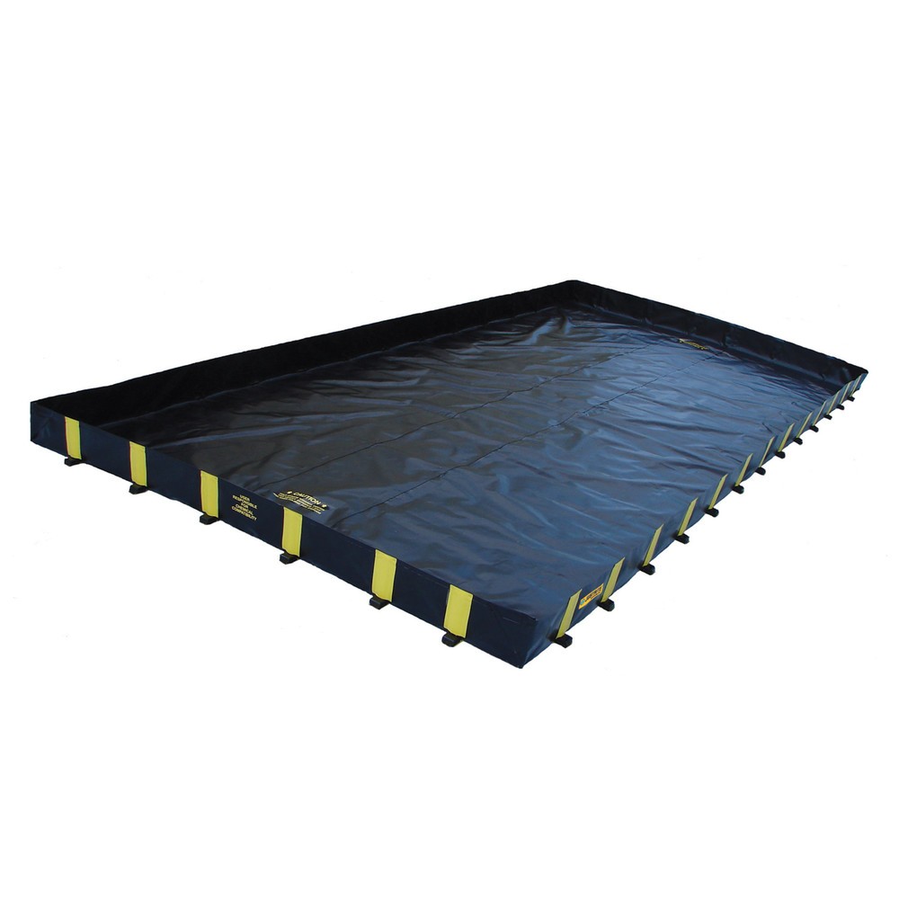 Product afbeelding: Justrite® vouw-lekbak van polyester QuickBerm® Plus, inhoud 18.321 l