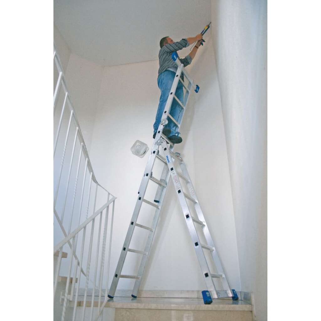 Vouwladder KRAUSE®, 2-zijdig begaanbaar, aluminium Productafbeelding nr. 7: Vouwladder KRAUSE®, 2-zijdig begaanbaar, aluminium