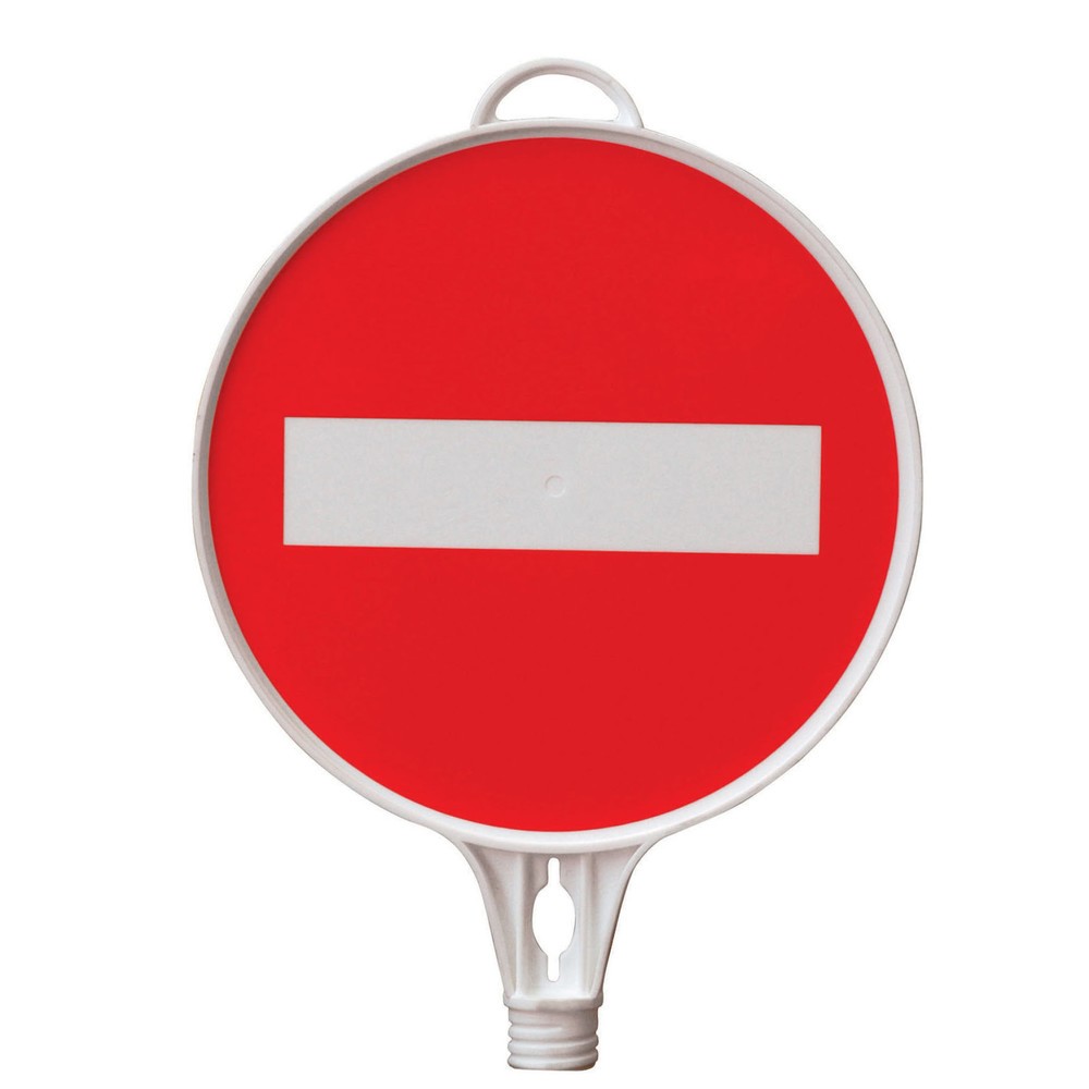Product afbeelding: Waarschuwingsbord "Verboden doorgang", voor afsluitpaal en verkeerskegel, rond ø 280 mm