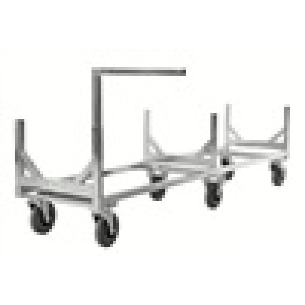 Productafbeelding nr. 1: Wagen voor lang materiaal Kongamek, verzinkt, draagvermogen 800 kg, hxbxd 700 x 608 x 2.800 mm